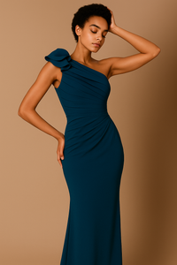 Madeline's - Chloe - One-Shoulder Ruched Gown