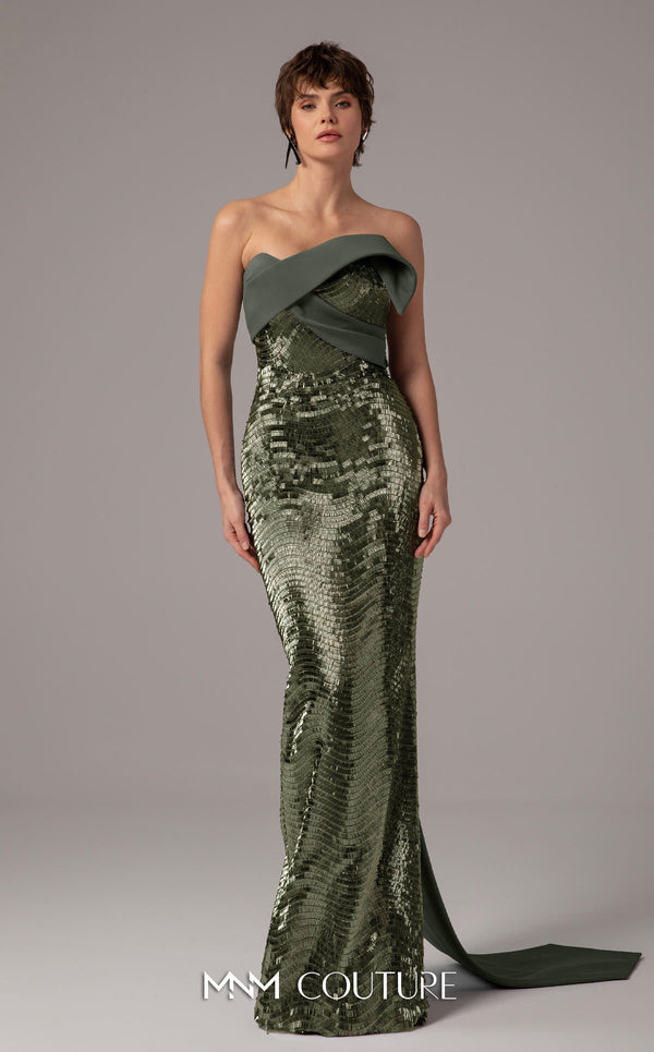 mnm couture evening dresses MNM Couture K4166 Long Formal Beaded Lace Applique Sequin Prom Dress