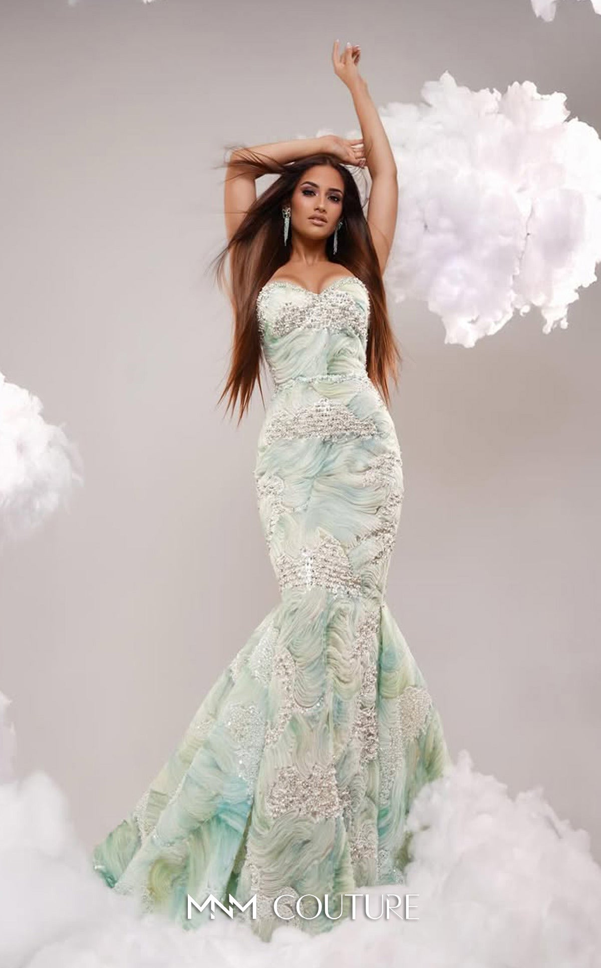 MNM Couture - M1133 - Embellished Sweetheart Mermaid Gown