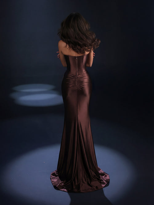 Nicoletta - NC4092 - Strapless Corset Mermaid Gown