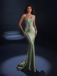 Nicoletta - NC4092 - Strapless Corset Mermaid Gown