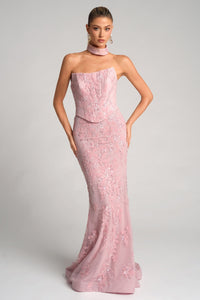 Portia & Scarlett - PS26005 - Strapless Embellished Gown