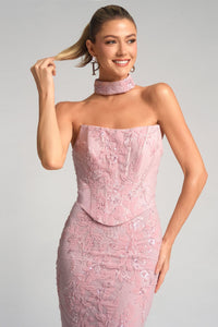 Portia & Scarlett - PS26005 - Strapless Embellished Gown