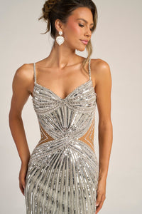 Portia & Scarlett - PS26405C - Beaded Fitted Gown