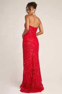 Portia & Scarlett - PS26424C - Strapless Sweetheart Embellished Gown