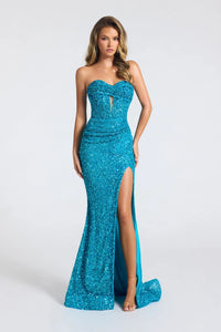 Portia & Scarlett - PS27140C - Strapless Sequin Fitted Gown