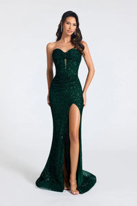 Portia & Scarlett - PS27140C - Strapless Sequin Fitted Gown