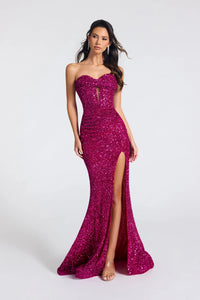 Portia & Scarlett - PS27140C - Strapless Sequin Fitted Gown