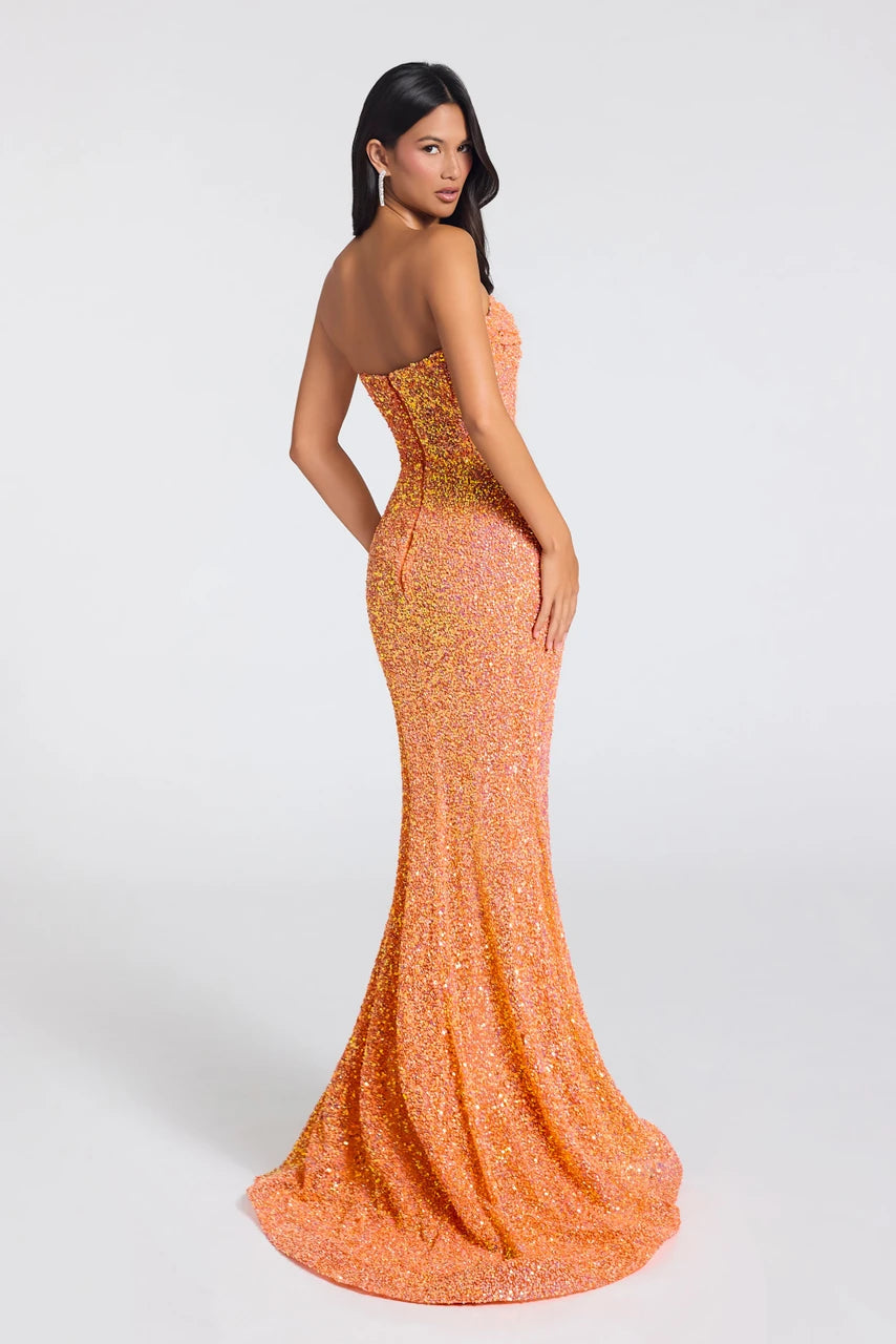 Portia & Scarlett - PS27140C - Strapless Sequin Fitted Gown