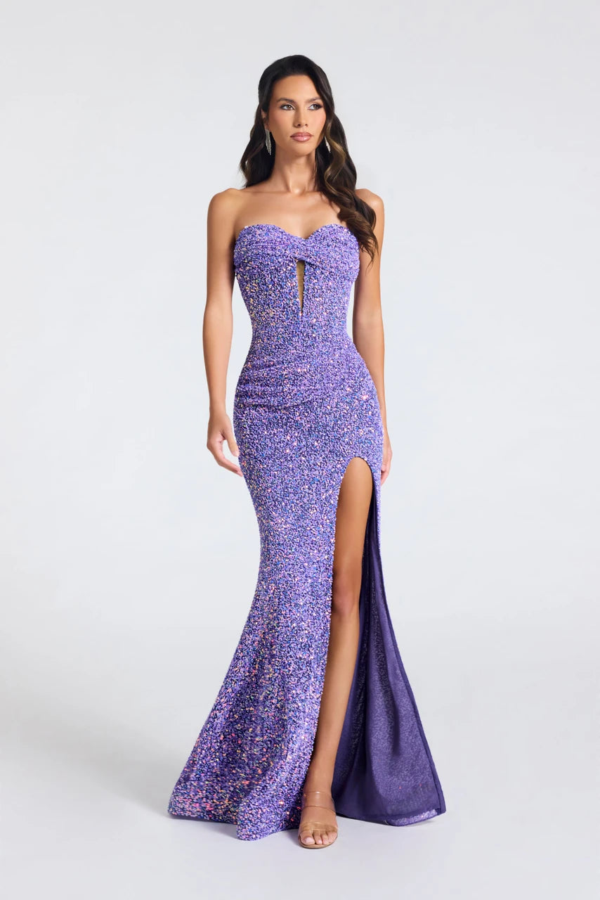 Portia & Scarlett - PS27140C - Strapless Sequin Fitted Gown