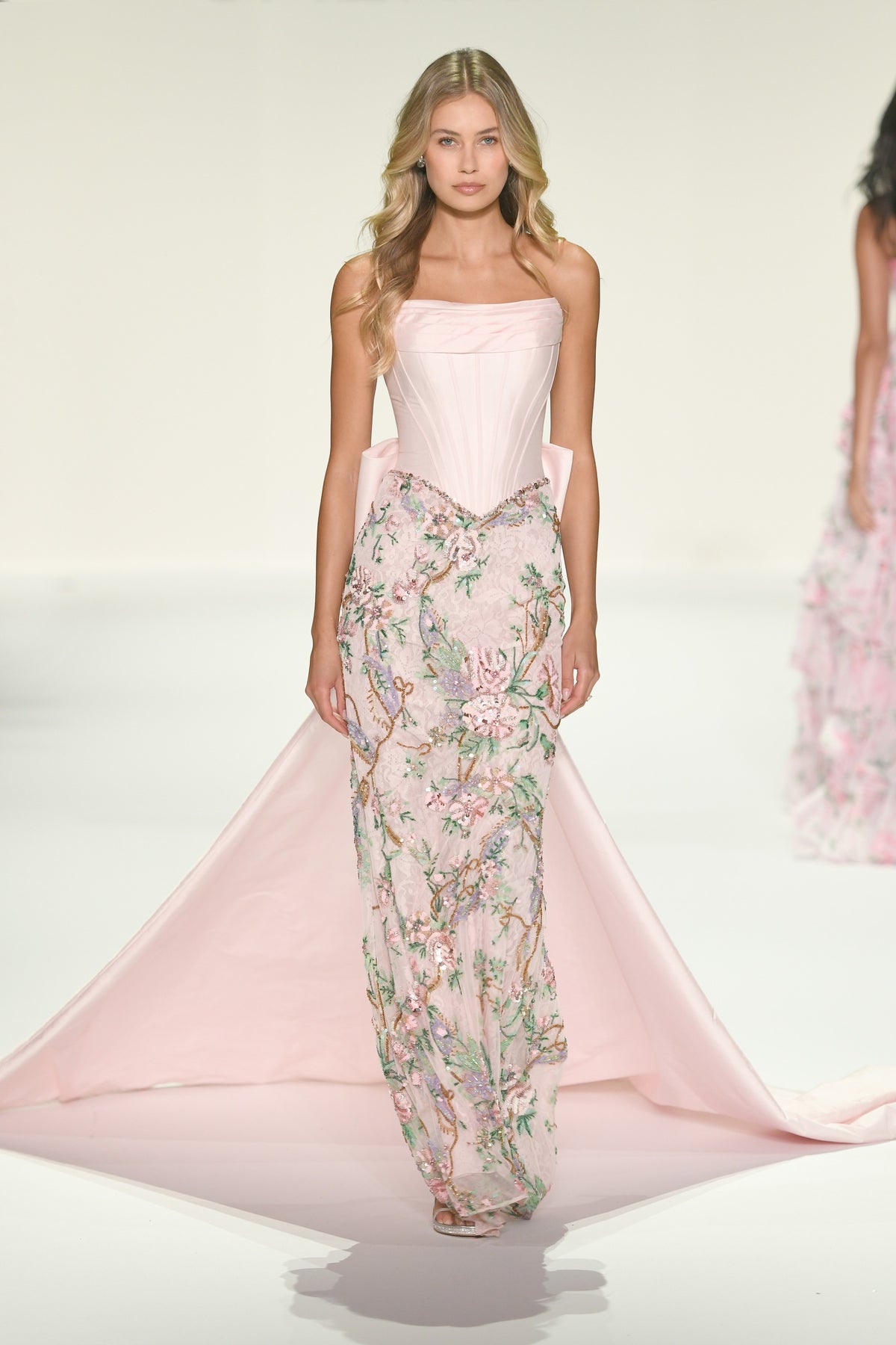 Sherri Hill - 57795 - Strapless Corset Gown with Detachable Overskirt