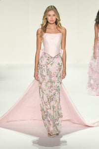 Sherri Hill - 57795 - Strapless Corset Gown with Detachable Overskirt