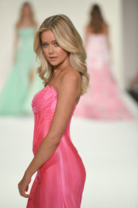 Sherri Hill - 57986 - Strapless Corset Fitted Gown