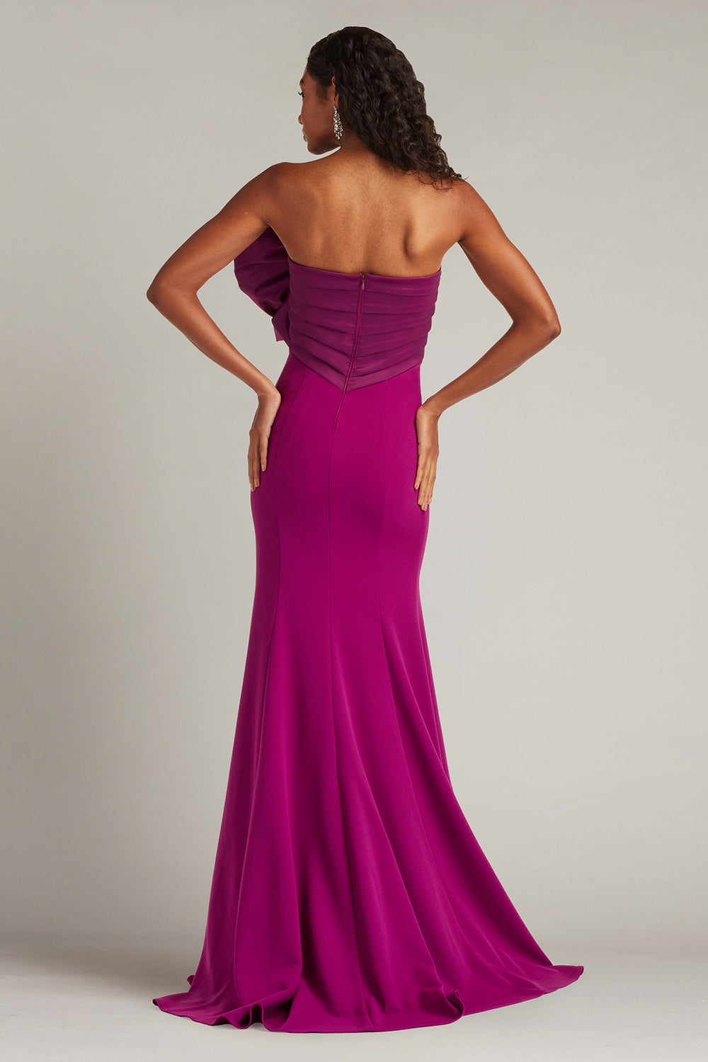 tadashi shoji mermaid dress Tadashi Shoji BUA22908LX - Long Rose Jacquard Mermaid Dress