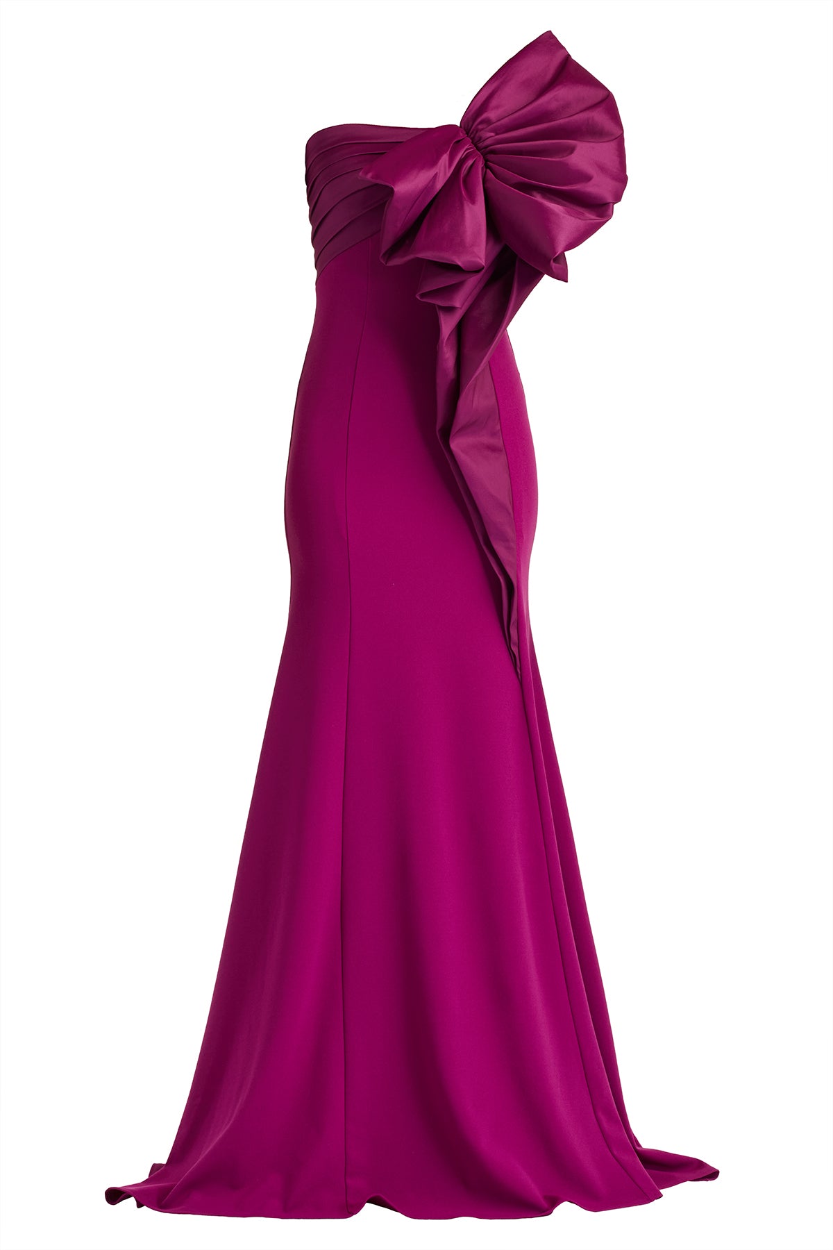 Tadashi Shoji - BOS26010L - Strapless Mermaid Gown with Sculptural Bow