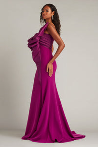 Tadashi Shoji - BOS26010L - Strapless Mermaid Gown with Sculptural Bow