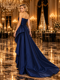 Tarik Ediz - 50868 - Strapless Draped Gown