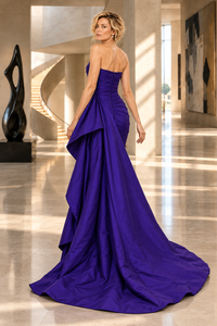 Tarik Ediz - 50868 - Strapless Draped Gown