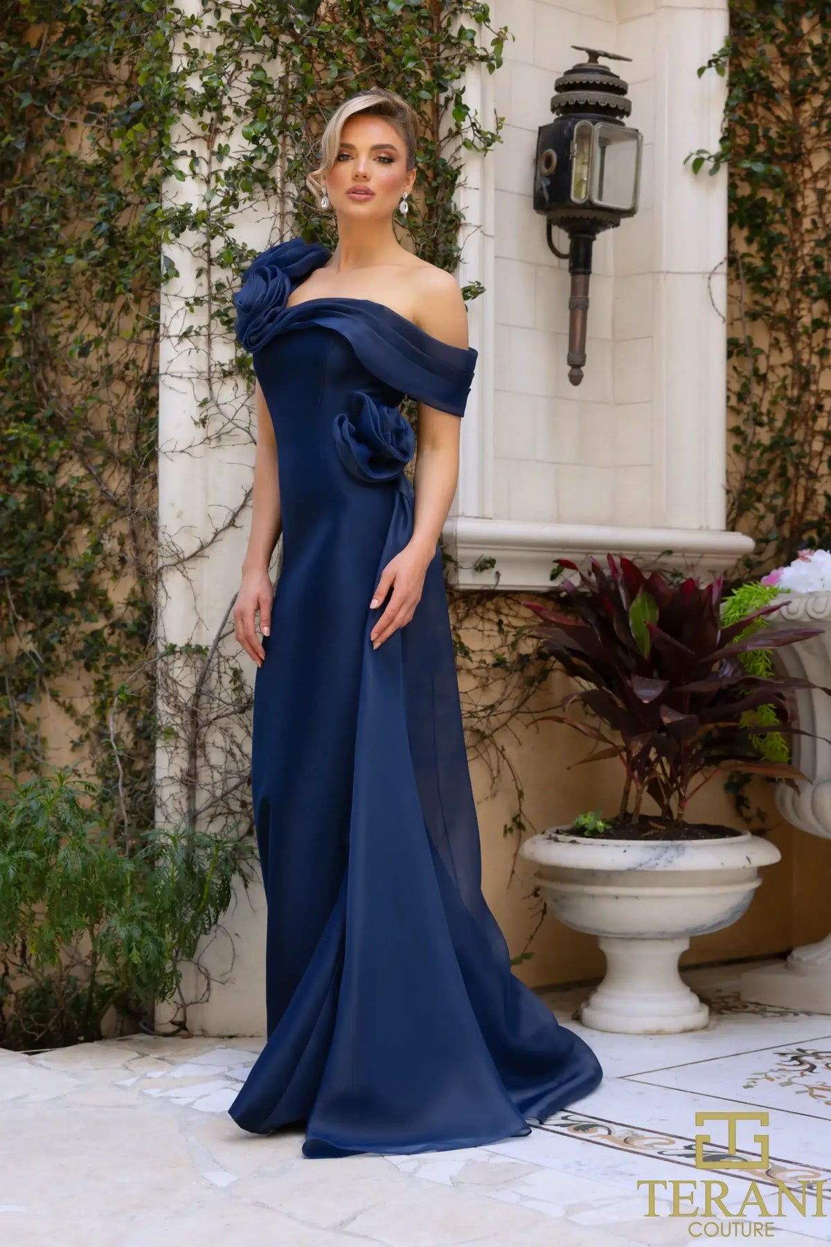 terani couture navy blue dress Terani Couture Dresses in Denver, Colorado | TBC Occasions - 261E6291