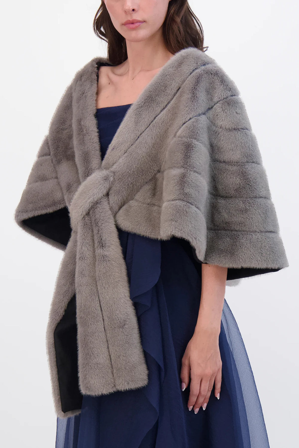 Theia - 8890011 - Fur-Free Faux Mink (PI) Stole – Madeline's