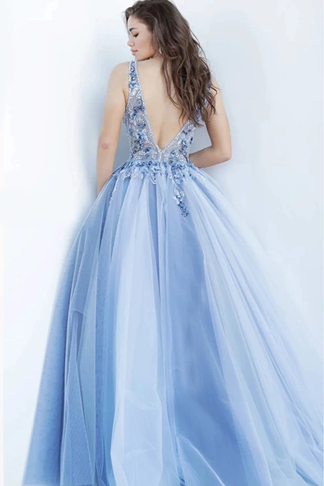 Jovani blue dress online
